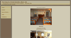 Desktop Screenshot of christiansciencelilburnga.com